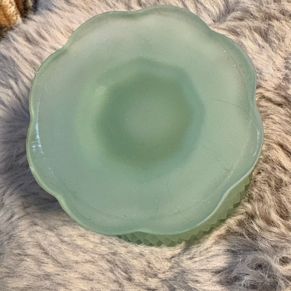 Vintage Frosted Diamond Point Fairy Lamp - Picture 6 of 7